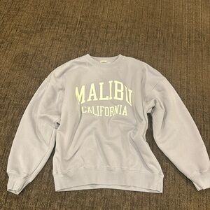 Brandy Melville Malibu crew neck sweatshirt one size
